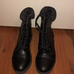 Black boots